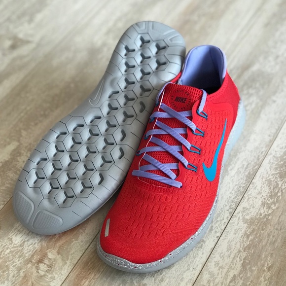 Nwt Nike ID Free RN 2018 Red Custom - Picture 2 of 8